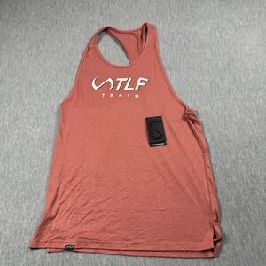 TLF Tank Top Mens Medium Brick Legend Train Stringer Racerback Athletic Gym New